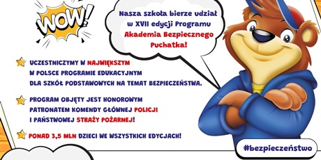 "Akademia Bezpiecznego Puchatka"